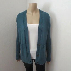 NWT Hollister Knit Cardigan Size XS Sweater Green